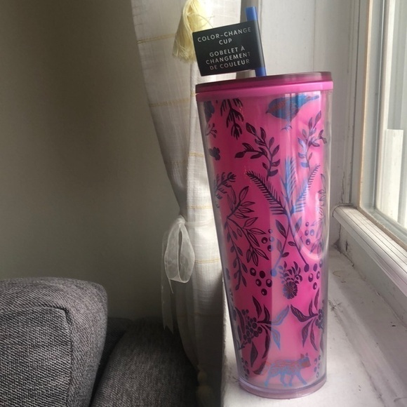 STARBUCKS 2022 Holiday Woodland Lace Berry Corsage Color Change Tumbler Venti - Picture 6 of 11